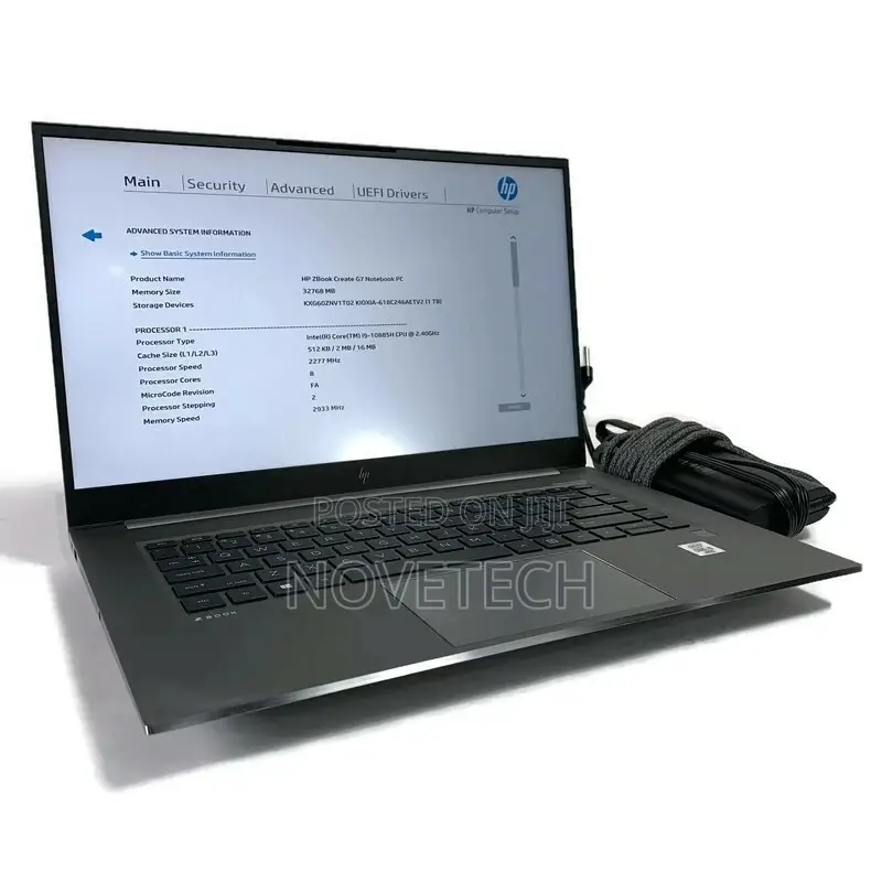Laptop HP ZBook Create G7 16GB Intel Core I7 SSD 1T