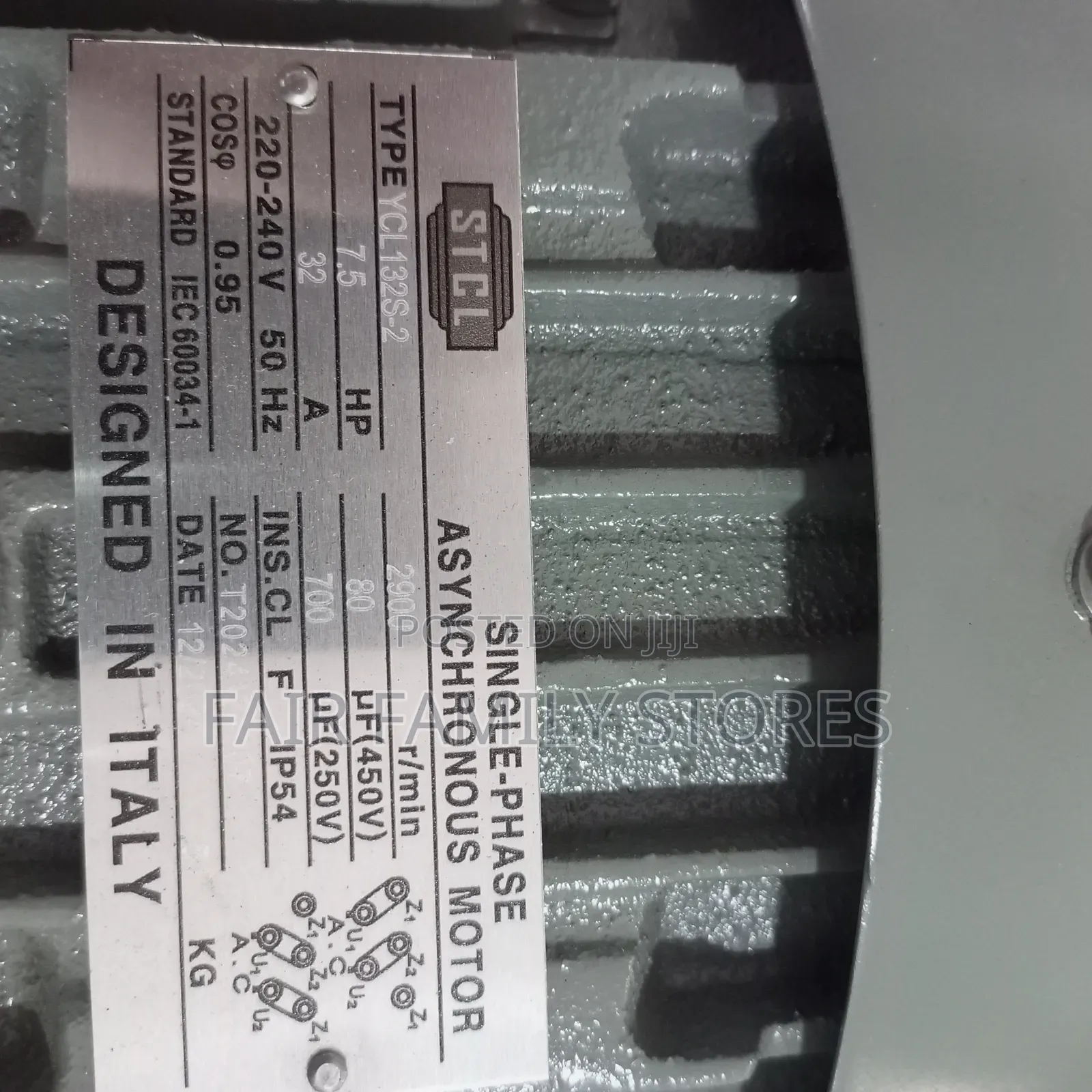 7.5hp Single Phase High-Speed Motor