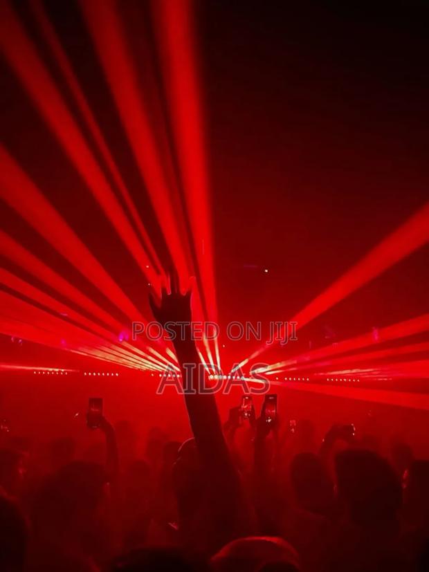 6 Eyes Moving Head Laser Light Show Projector RGB Lasers Lazer Disco - thumbnail 2