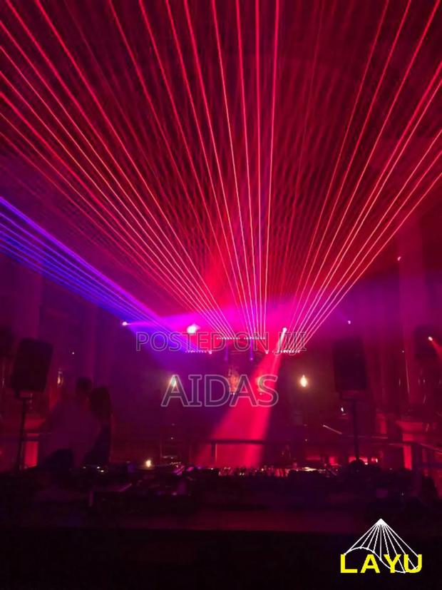 6 Eyes Moving Head Laser Light Show Projector RGB Lasers Lazer Disco - thumbnail 3