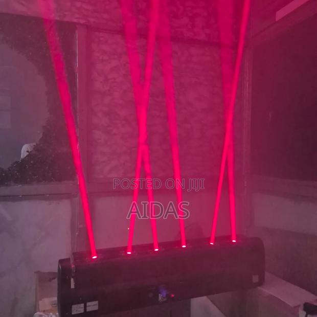 6 Eyes Moving Head Laser Light Show Projector RGB Lasers Lazer Disco - thumbnail 4