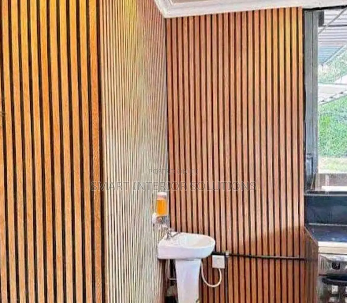 3d Fluted Wallpaper