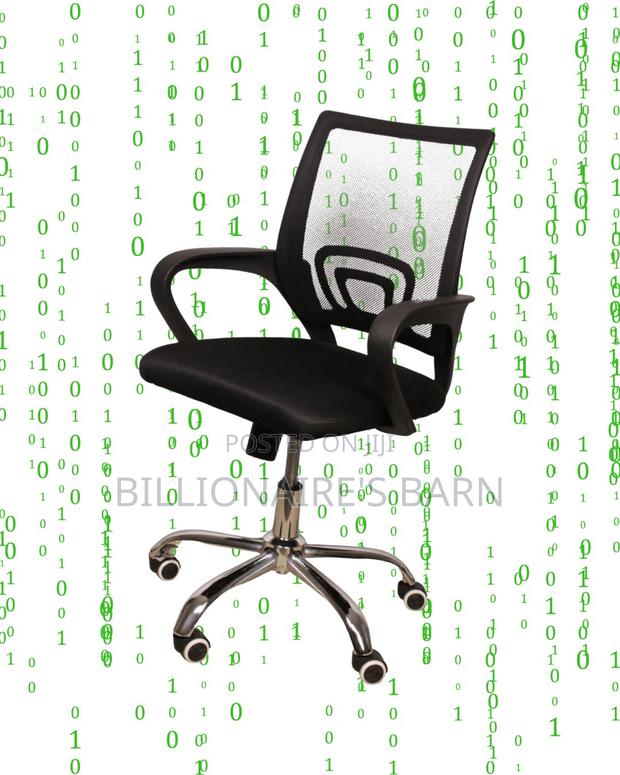 Secretarial Mesh Office Chair | Executive Nylon Castors - thumbnail 2