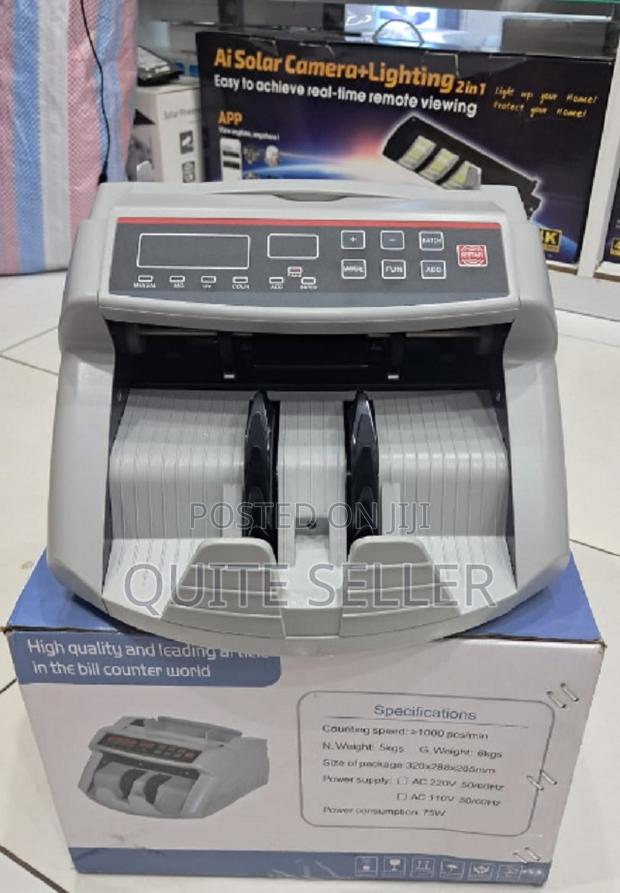 Fully Automatic Cash Bill Currency Counting Machine1000 Notes - Minute - main view