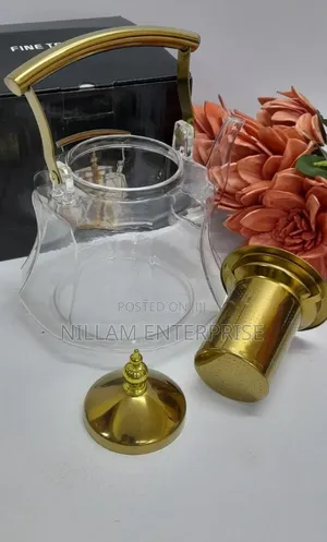 Heat Resistant Glass Teapot With Strainer Infuser 1.2ltr
