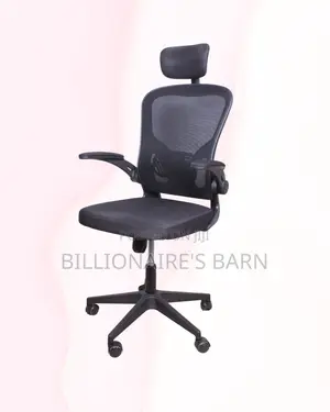 Sleek Grey Ergonomic Office Chair | Steel Frame