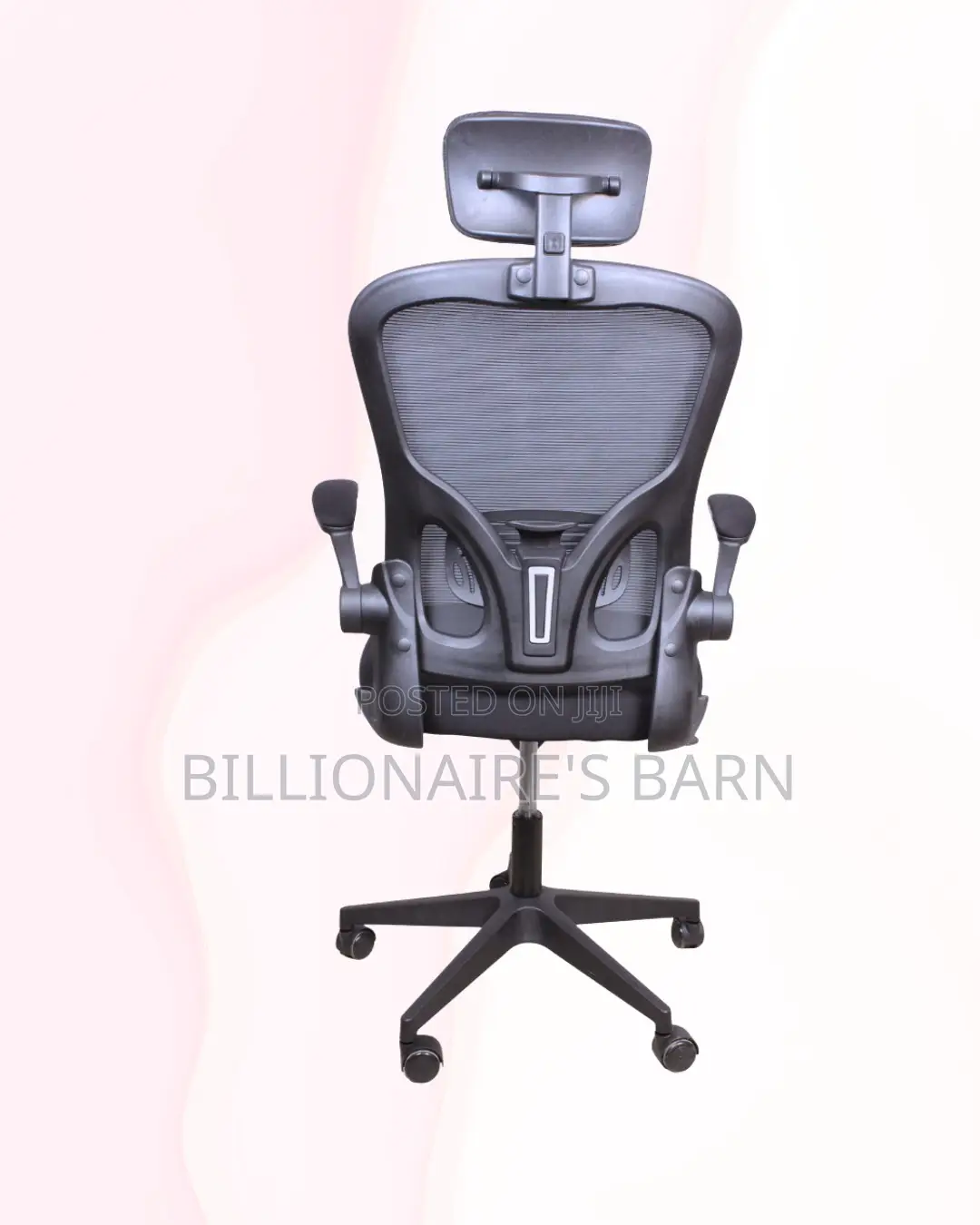 Sleek Grey Ergonomic Office Chair | Steel Frame