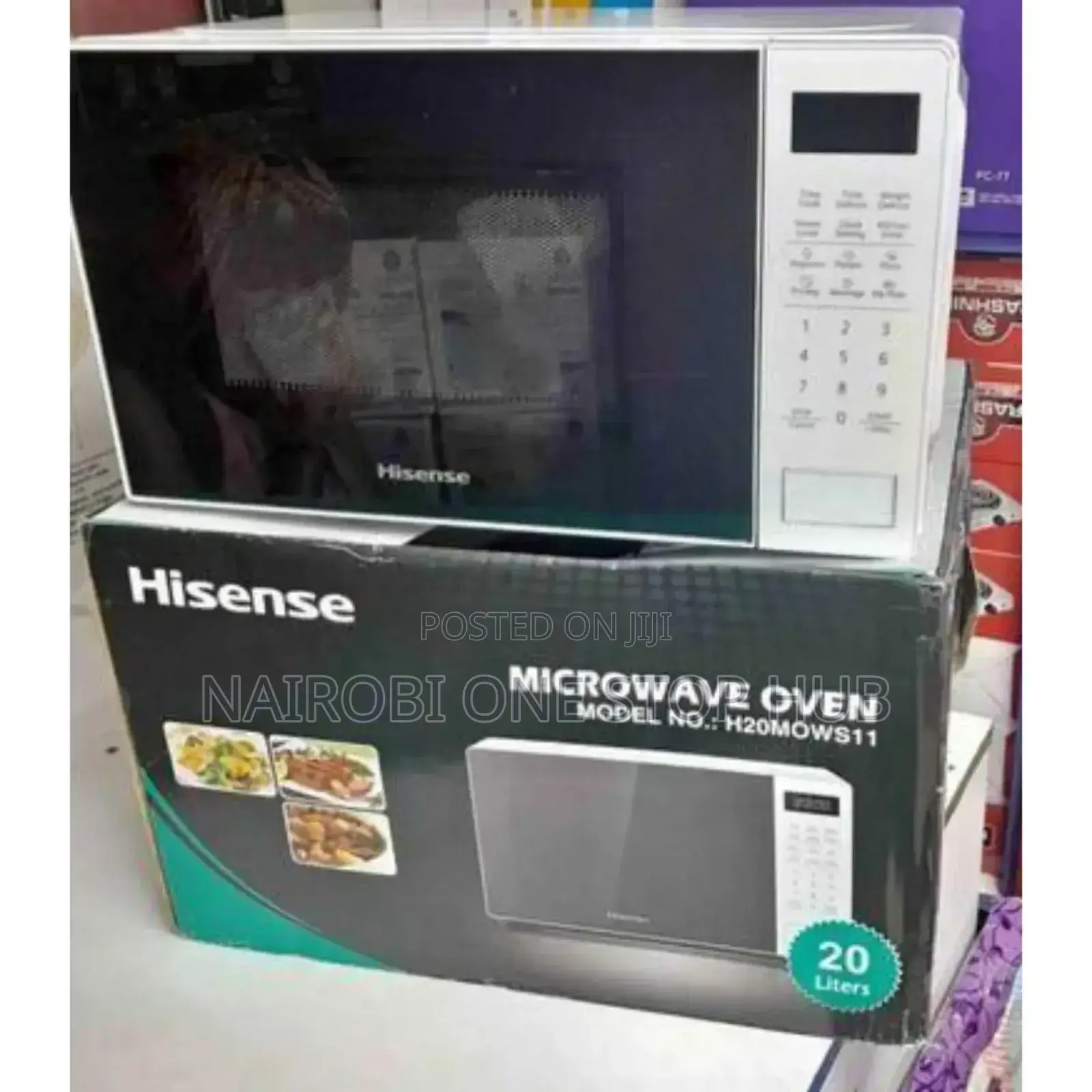 Hisense 20l Digital Microwave Oven H20momws11 (White)√° 