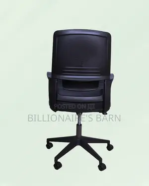 Modern Black Ergonomic Mesh Office Chair | High-Density Foam Seat