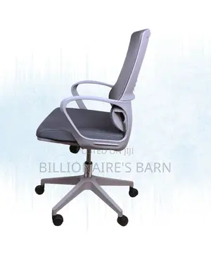 Comfy Grey Ergonomic Mesh Office Chair — Great for Study or Work