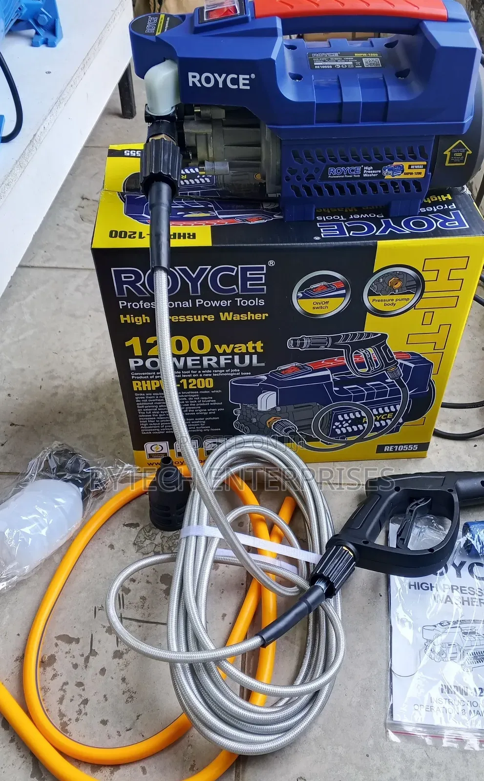 Royce Electric High Pressure Washer Machine 1200w