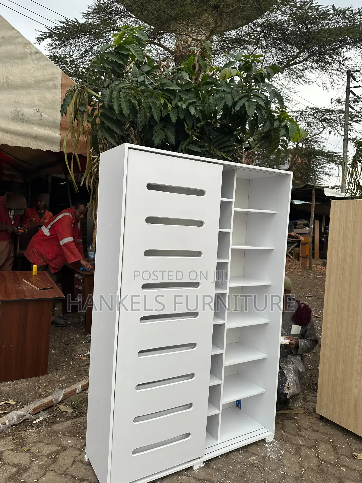 2 Partitions Shoe Rack