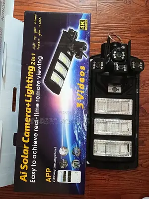 V380 Pro Solar Street Flood Light 4g Camera 450w in Nairobi Kenya