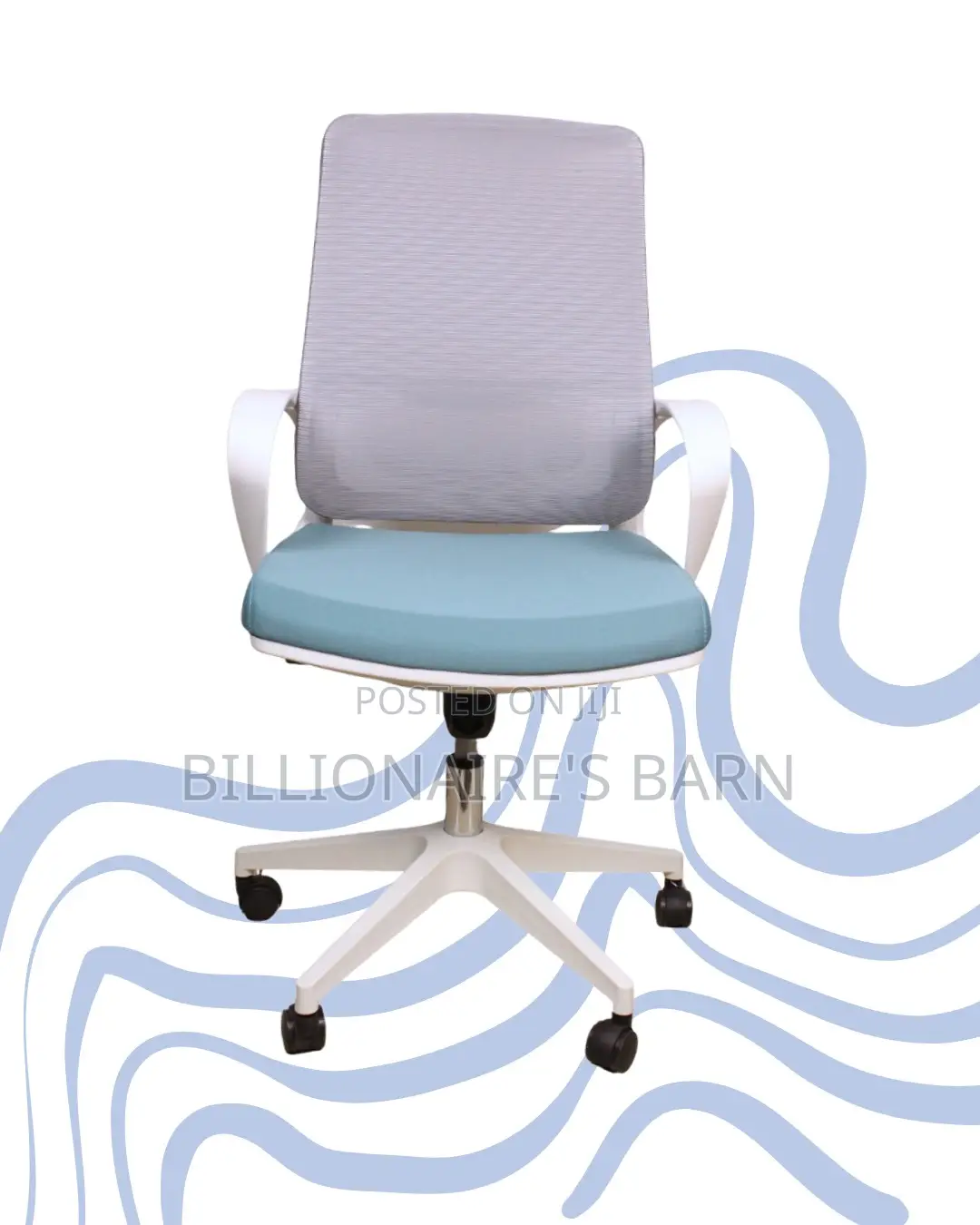 White Ergonomic Mesh Office Chair | Best-Seller Adjustable Height