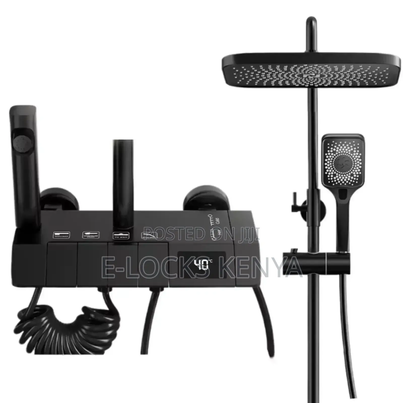 Digital Display Thermostatic Shower System