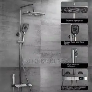 Digital Display Thermostatic Shower System