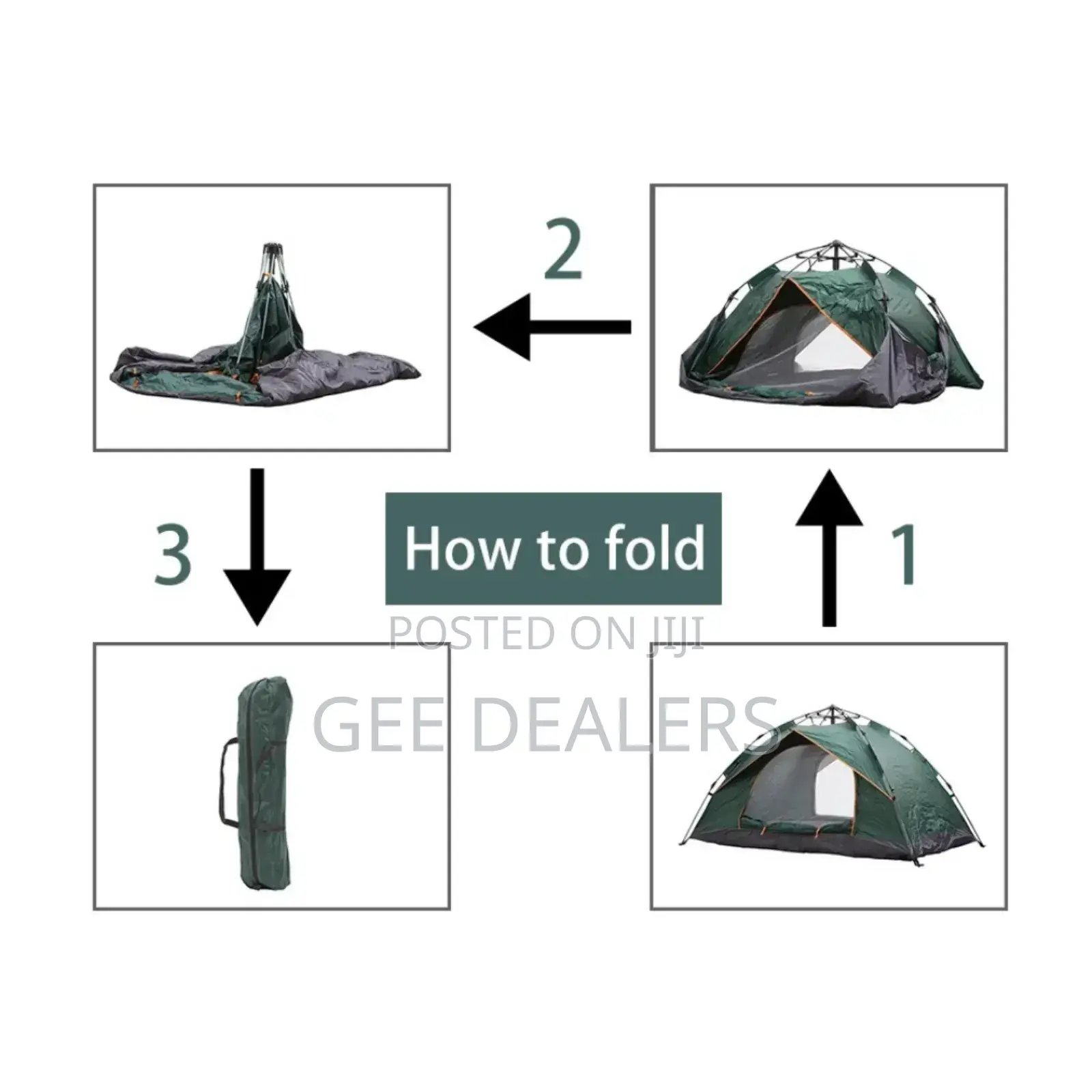 2 People Tent, Camping Tent For Upto 4