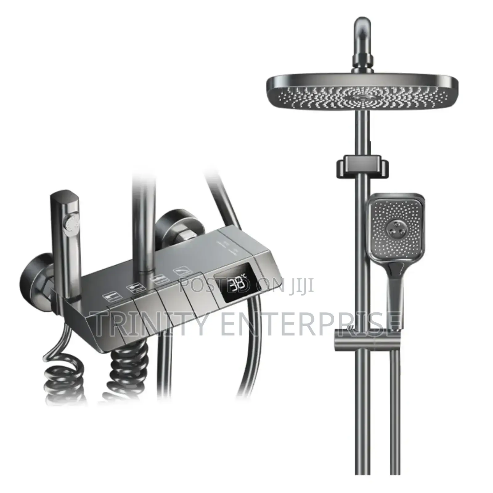 Display Thermostatic Shower System Luxury Smart Bathroom Shower Eat