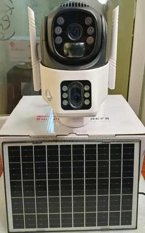 V380 Pro Solar Dual Lens 4g Camera