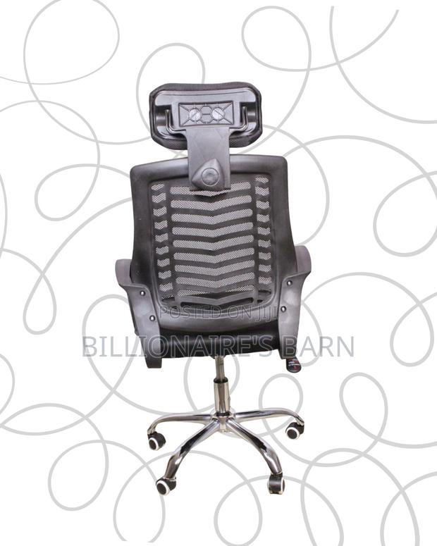 Orthopedic Secretarial Mesh Chair — Smooth-Rolling Mobility - thumbnail 4