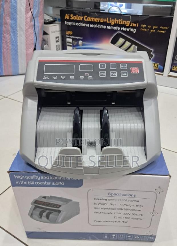 Bill Detection Count Cash Auto Mode Counter With External LCD Display - main view