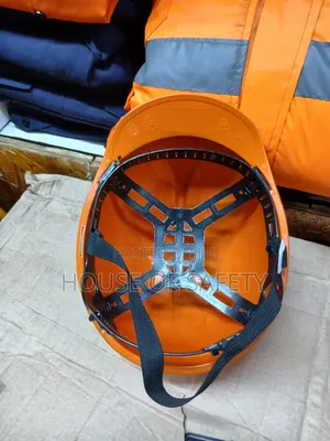 Original Generic Safety Helmets In Orange Colour