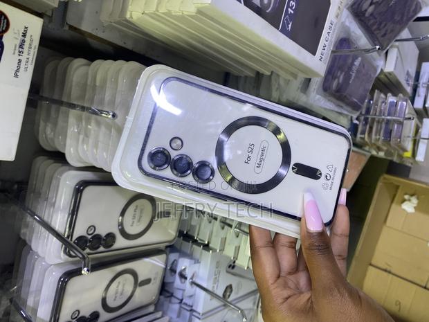 Vonzee Clear Logo Electroplating Transparent Case for Samsung S25 - thumbnail 3