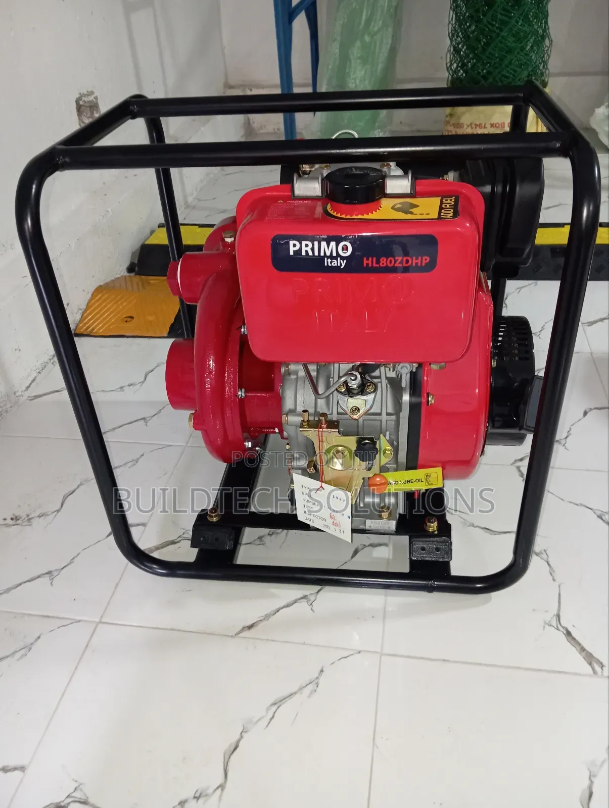 High Pressure Water Pump Primo Italy