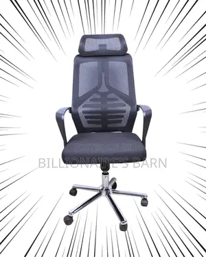 High Back Mesh Office Chair | Comfy Adjustable Height