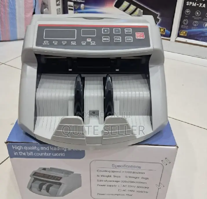 Reliable - Money Counter Machine With Value Count, Uv/Mg