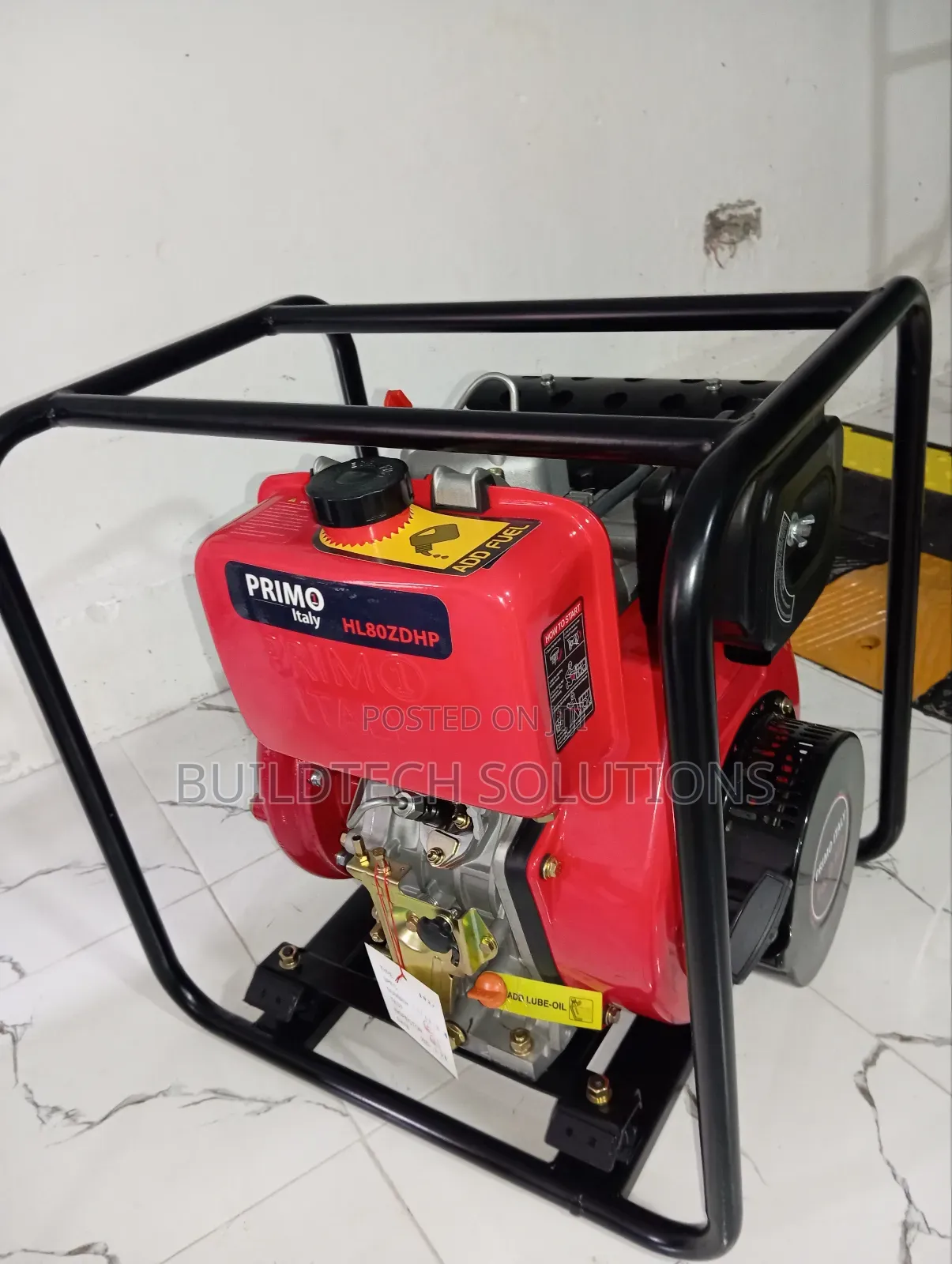 Hl 80 ZDHP Primo Italy High Pressure Water Pump