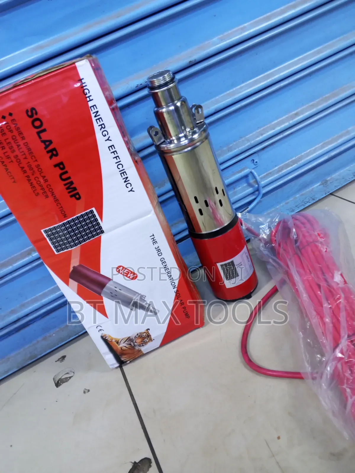 Tiger Submersible Solar Water Pump Maxmum Head 50m