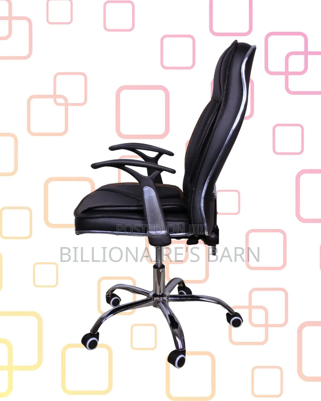 Executive Leather Office Chair (Sleek) — Fast Seller