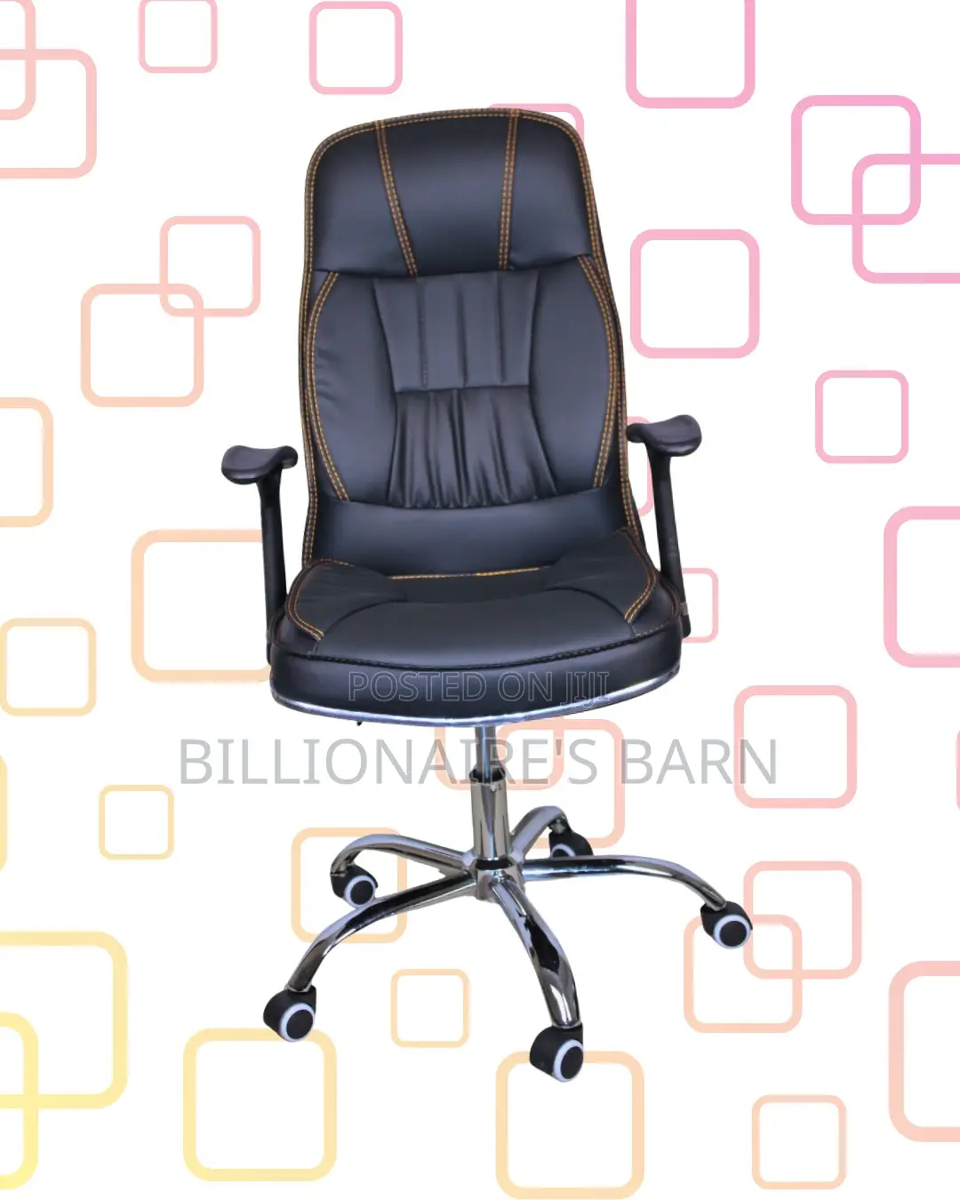 Executive Leather Office Chair (Sleek) — Fast Seller
