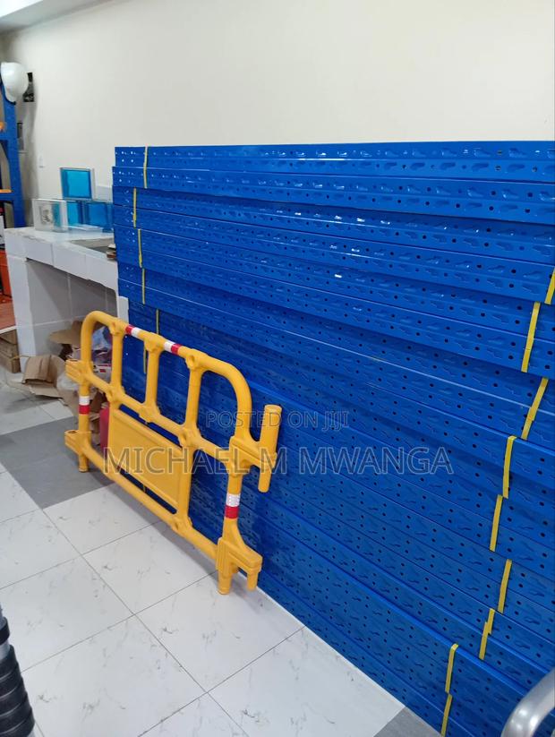 Blue 4level Racking Shelves - main view