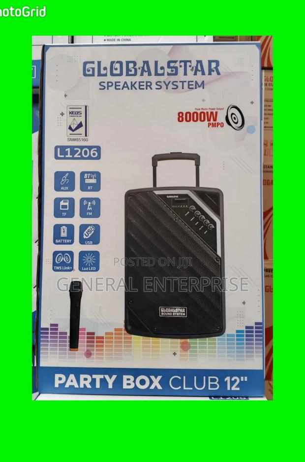Globalstar Portable Club 12 Inches Trolley Portable Speaker