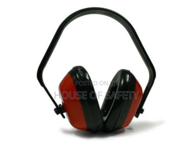 Ear Muffs Original In Red And Black - thumbnail 3