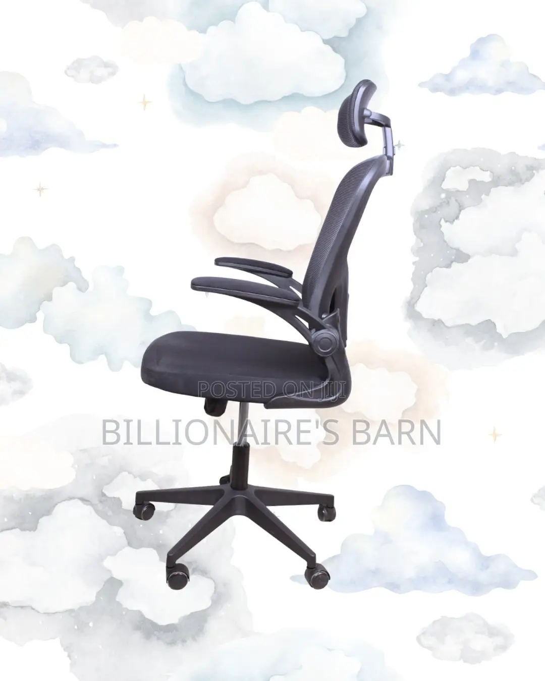 Grey Ergonomic Office Chair (Adjustable) — Hot Deal
