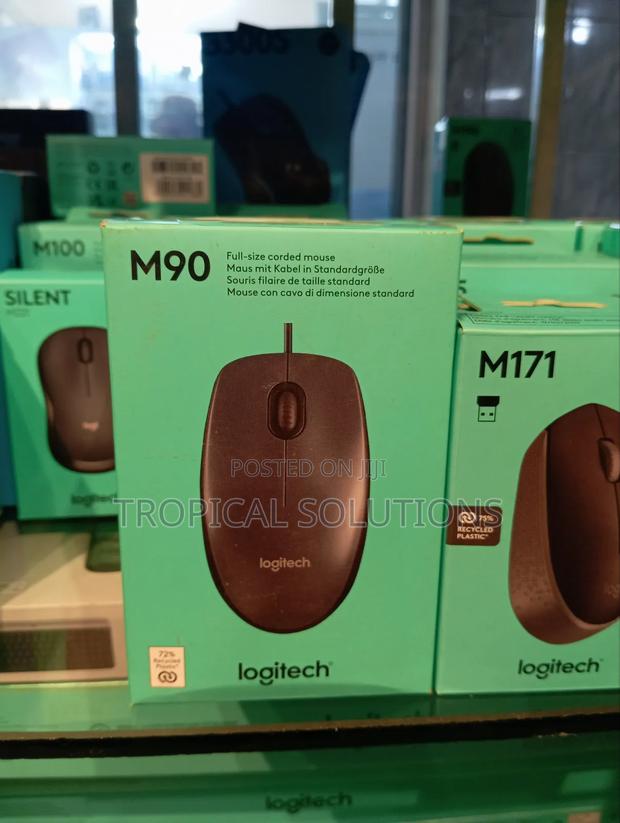 Logitech M90 Mouse Corded Mouse Black M90 - main view