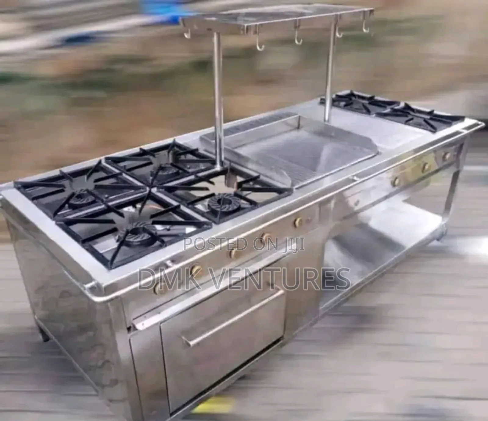 At Offer Unique Six Burner Combined Kitchen Unit