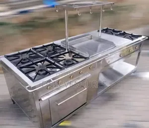 At Offer Unique Six Burner Combined Kitchen Unit