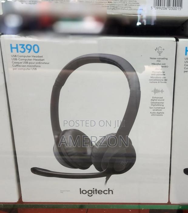 Logitech H390 Wired Headset Noise Cancelling Microphone - main view