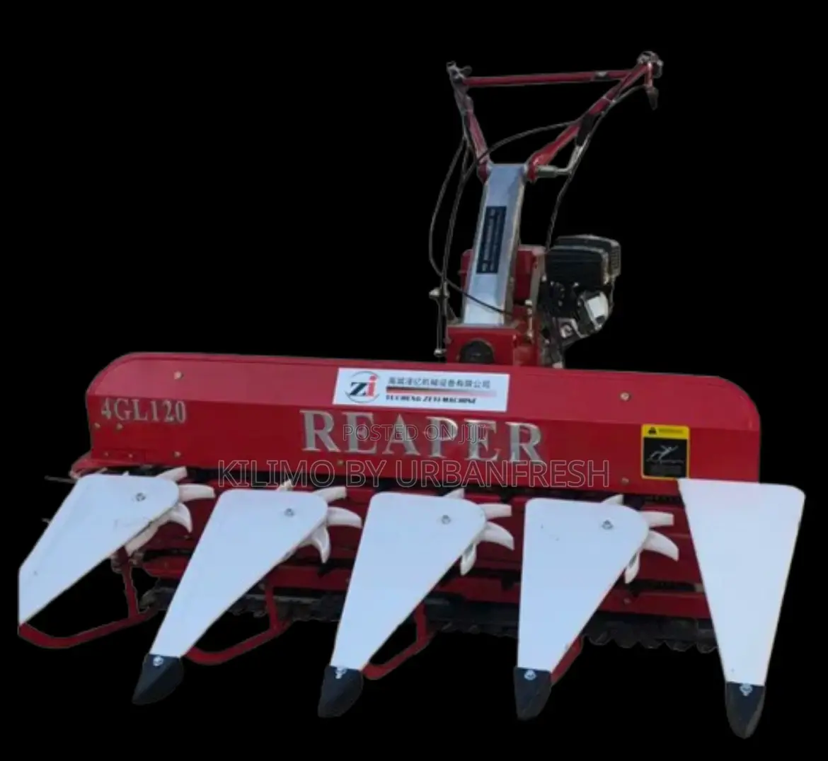 Multi-Crop Reaper Machine – Portable Agricultural Harvester.