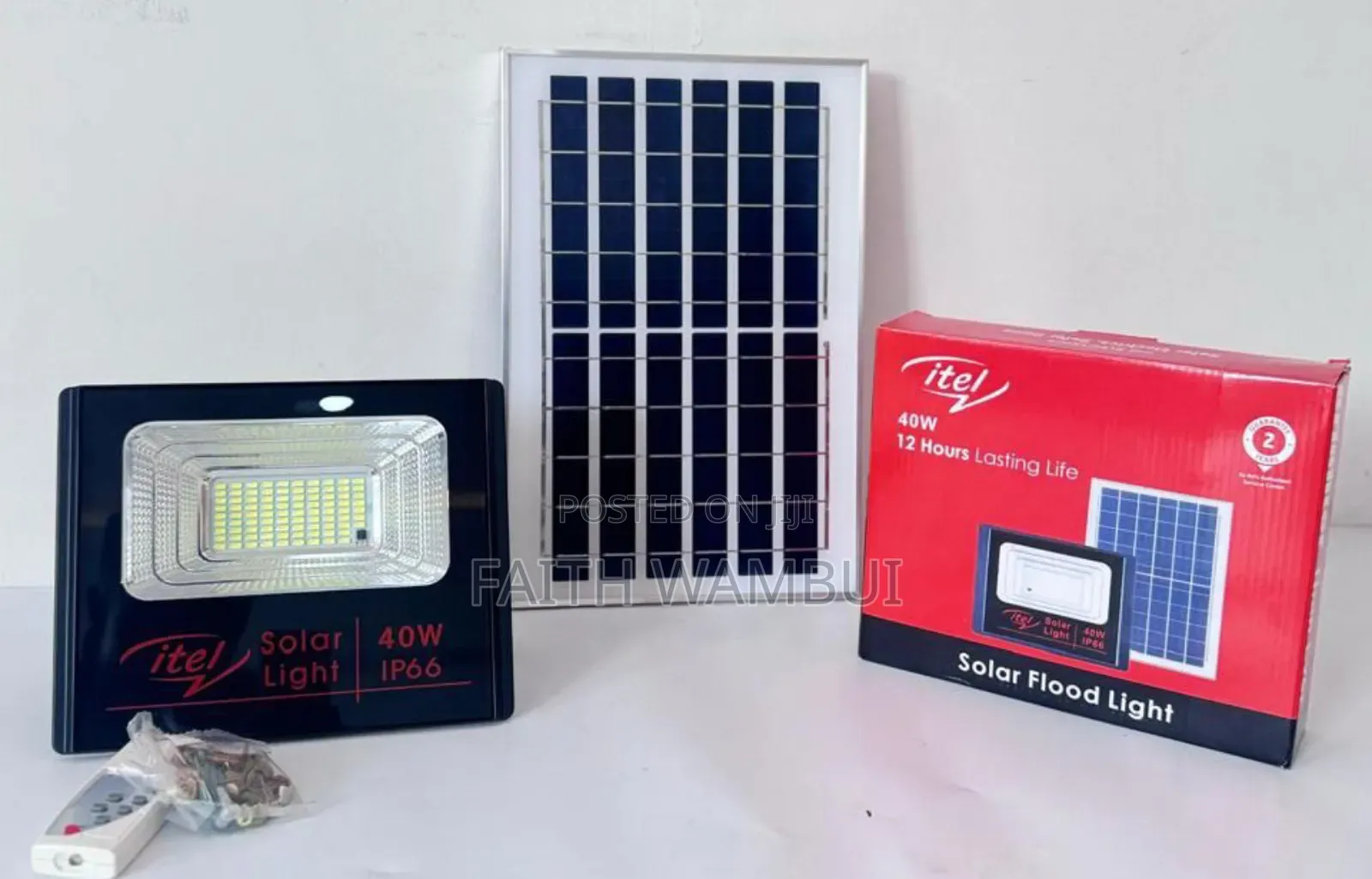 Quality Itel 40 Watts Solar Floodlight/Solar Floodlight 40 Watts