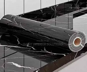 Glossy Black Contact Paper