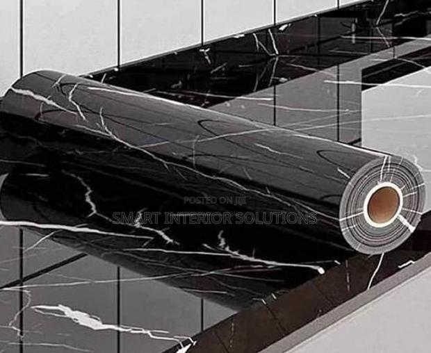 Glossy Black Contact Paper