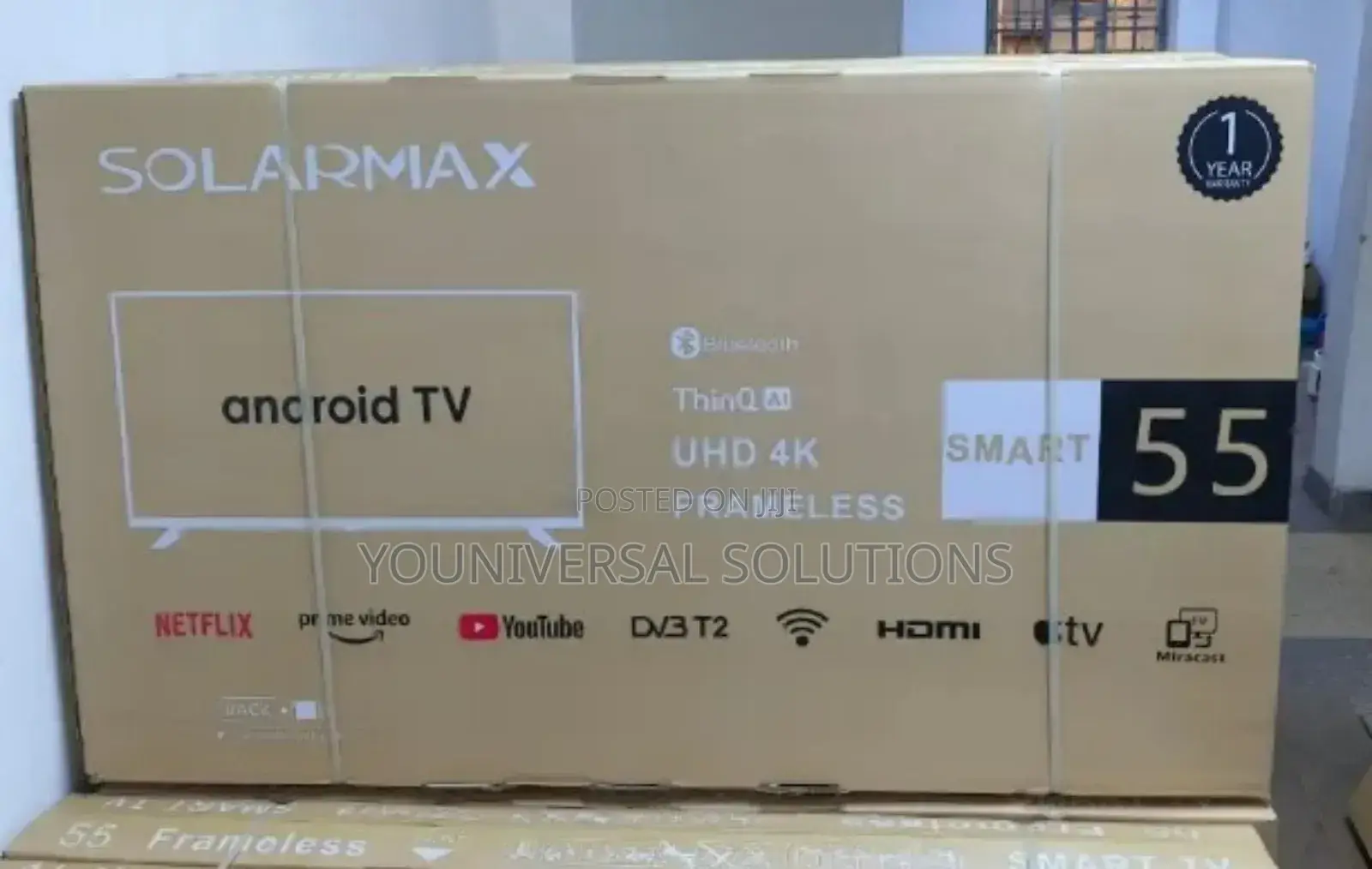 Solarmax 55 Inches Smart Android Tv