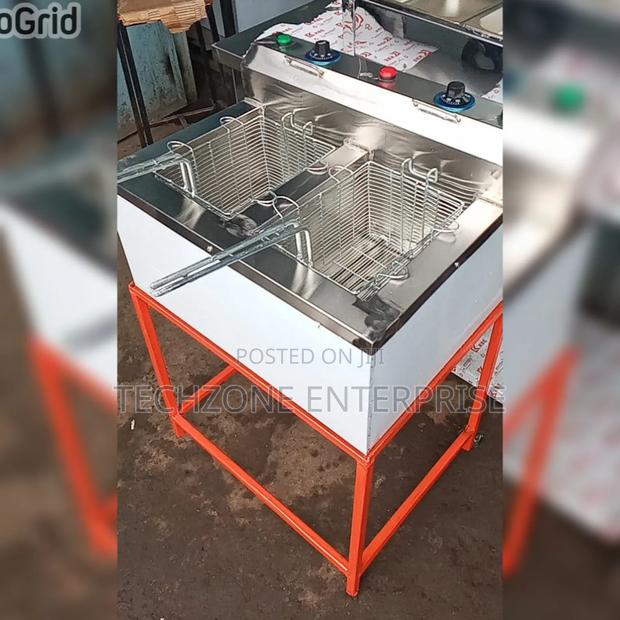 Juakali Commercial Electric 15 Litres +15 Litres Heavy Deep Fryer