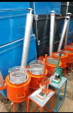 Brilliant Firewood Chips Fryer