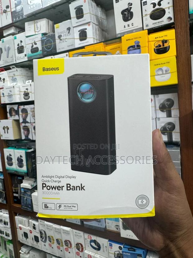 Baseus Amblight Power Bank 65w 30000mah-PPLG-A01